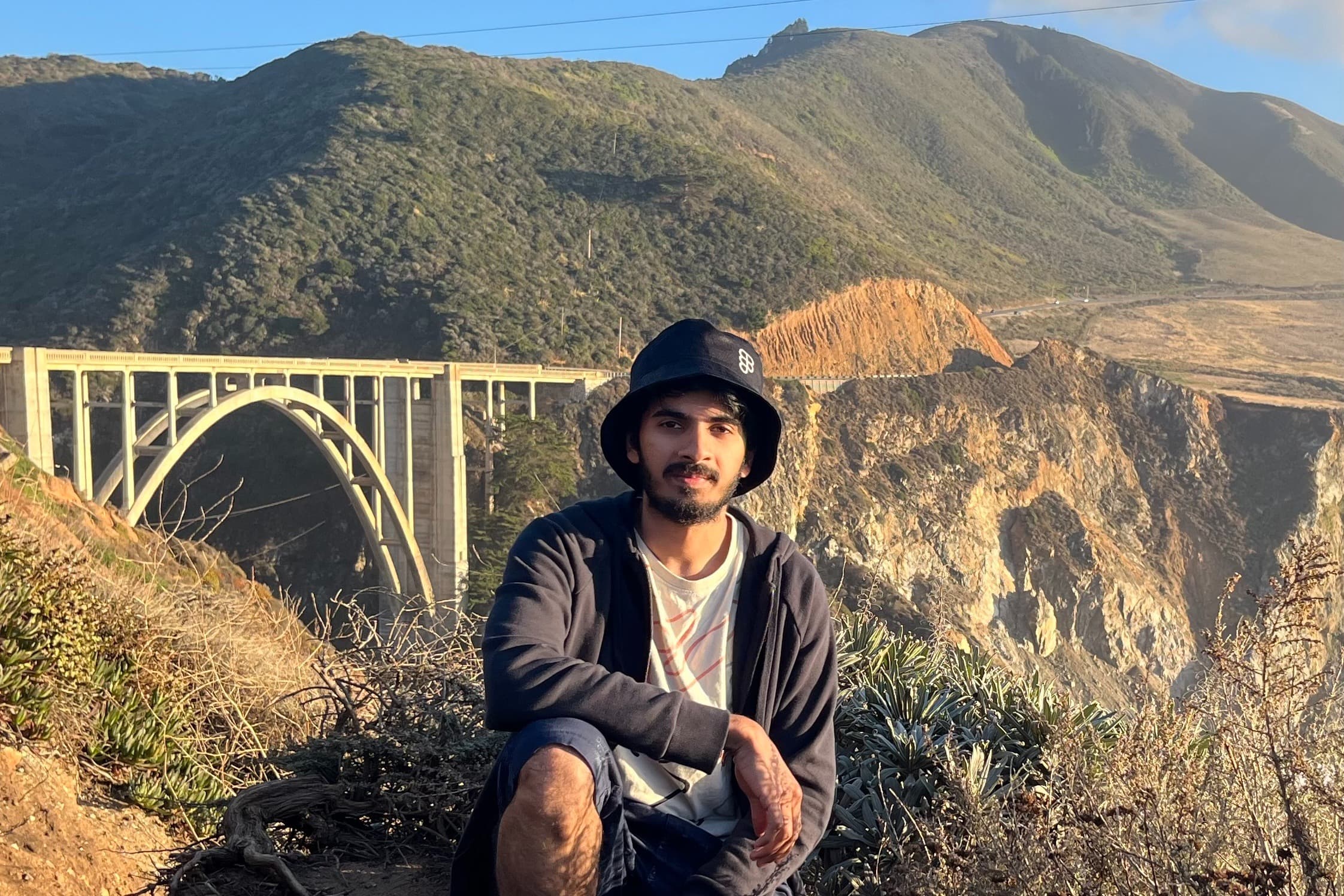 Me near Bixby Bridge, Big Sur