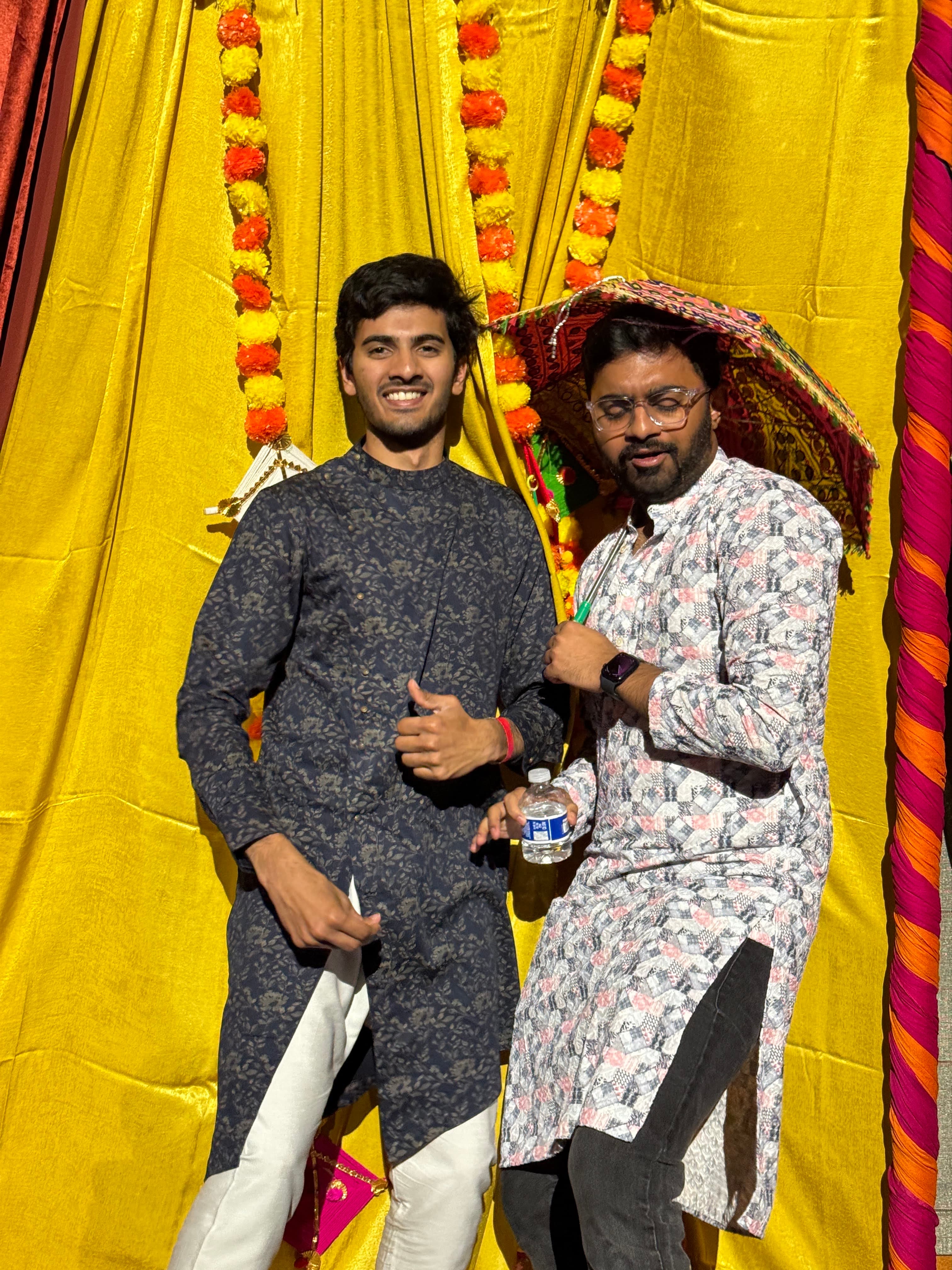 Me and Sai Reddy Vaka possing on Garba Day 23